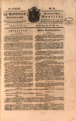 Le Moniteur westphalien = Westphälischer Moniteur (Le Moniteur westphalien) Donnerstag 26. Juli 1810