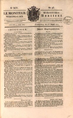 Le Moniteur westphalien = Westphälischer Moniteur (Le Moniteur westphalien) Donnerstag 9. August 1810