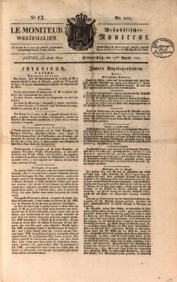 Le Moniteur westphalien = Westphälischer Moniteur (Le Moniteur westphalien) Donnerstag 23. August 1810