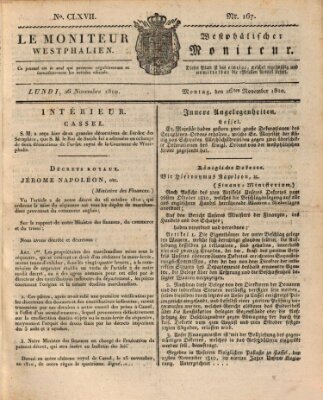 Le Moniteur westphalien = Westphälischer Moniteur (Le Moniteur westphalien) Montag 26. November 1810