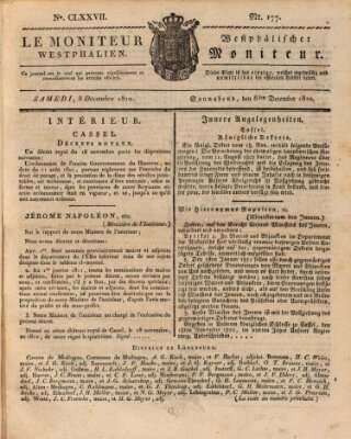 Le Moniteur westphalien = Westphälischer Moniteur (Le Moniteur westphalien) Samstag 8. Dezember 1810