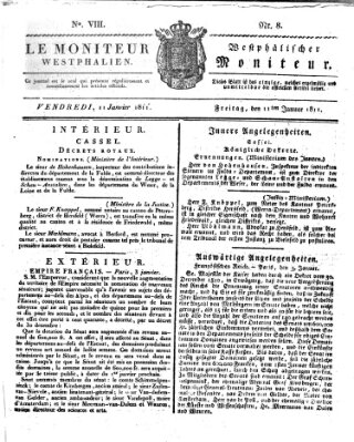 Le Moniteur westphalien = Westphälischer Moniteur (Le Moniteur westphalien) Freitag 11. Januar 1811