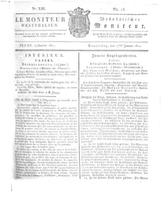 Le Moniteur westphalien = Westphälischer Moniteur (Le Moniteur westphalien) Donnerstag 17. Januar 1811