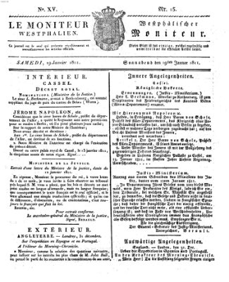 Le Moniteur westphalien = Westphälischer Moniteur (Le Moniteur westphalien) Samstag 19. Januar 1811