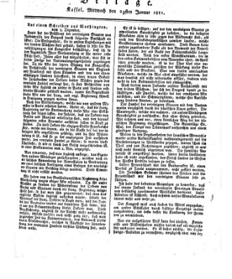 Le Moniteur westphalien = Westphälischer Moniteur (Le Moniteur westphalien) Mittwoch 23. Januar 1811