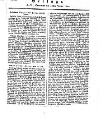 Le Moniteur westphalien = Westphälischer Moniteur (Le Moniteur westphalien) Samstag 26. Januar 1811