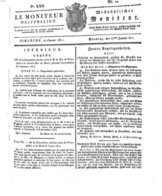 Le Moniteur westphalien = Westphälischer Moniteur (Le Moniteur westphalien) Sonntag 27. Januar 1811