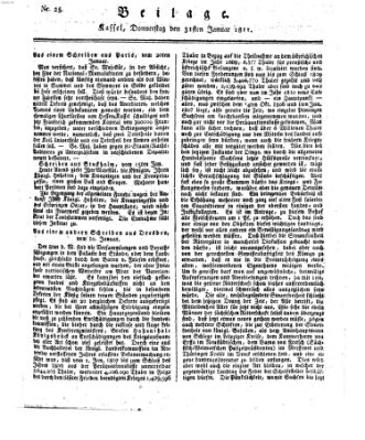 Le Moniteur westphalien = Westphälischer Moniteur (Le Moniteur westphalien) Donnerstag 31. Januar 1811