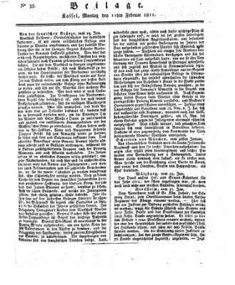 Le Moniteur westphalien = Westphälischer Moniteur (Le Moniteur westphalien) Montag 11. Februar 1811