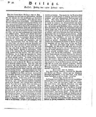 Le Moniteur westphalien = Westphälischer Moniteur (Le Moniteur westphalien) Freitag 15. Februar 1811