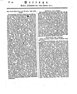 Le Moniteur westphalien = Westphälischer Moniteur (Le Moniteur westphalien) Samstag 16. Februar 1811