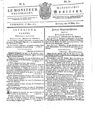 Le Moniteur westphalien = Westphälischer Moniteur (Le Moniteur westphalien) Freitag 1. März 1811