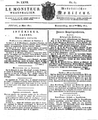 Le Moniteur westphalien = Westphälischer Moniteur (Le Moniteur westphalien) Donnerstag 21. März 1811