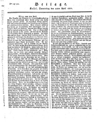 Le Moniteur westphalien = Westphälischer Moniteur (Le Moniteur westphalien) Donnerstag 18. April 1811