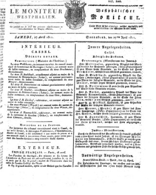 Le Moniteur westphalien = Westphälischer Moniteur (Le Moniteur westphalien) Samstag 27. April 1811