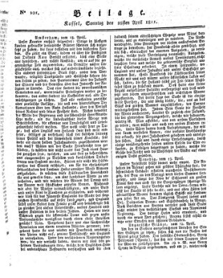 Le Moniteur westphalien = Westphälischer Moniteur (Le Moniteur westphalien) Sonntag 28. April 1811