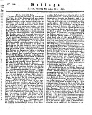 Le Moniteur westphalien = Westphälischer Moniteur (Le Moniteur westphalien) Montag 29. April 1811