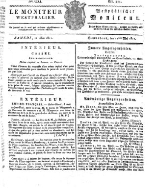 Le Moniteur westphalien = Westphälischer Moniteur (Le Moniteur westphalien) Samstag 11. Mai 1811