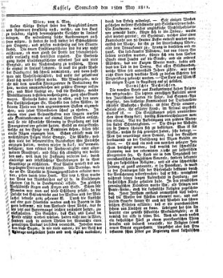 Le Moniteur westphalien = Westphälischer Moniteur (Le Moniteur westphalien) Samstag 18. Mai 1811