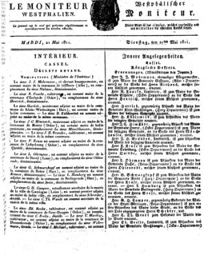 Le Moniteur westphalien = Westphälischer Moniteur (Le Moniteur westphalien) Dienstag 21. Mai 1811