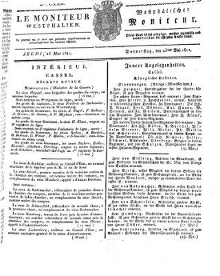 Le Moniteur westphalien = Westphälischer Moniteur (Le Moniteur westphalien) Donnerstag 23. Mai 1811