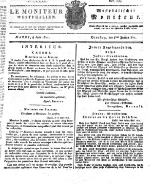 Le Moniteur westphalien = Westphälischer Moniteur (Le Moniteur westphalien) Dienstag 4. Juni 1811