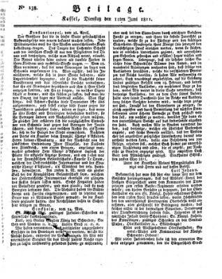 Le Moniteur westphalien = Westphälischer Moniteur (Le Moniteur westphalien) Dienstag 11. Juni 1811