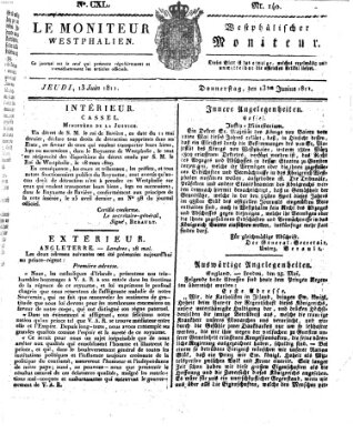 Le Moniteur westphalien = Westphälischer Moniteur (Le Moniteur westphalien) Donnerstag 13. Juni 1811