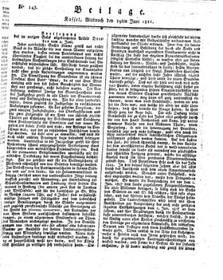 Le Moniteur westphalien = Westphälischer Moniteur (Le Moniteur westphalien) Mittwoch 19. Juni 1811