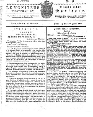 Le Moniteur westphalien = Westphälischer Moniteur (Le Moniteur westphalien) Sonntag 23. Juni 1811