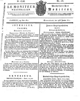 Le Moniteur westphalien = Westphälischer Moniteur (Le Moniteur westphalien) Samstag 29. Juni 1811