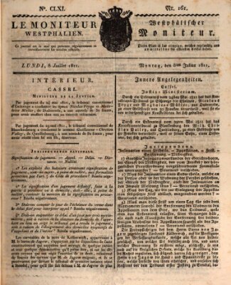 Le Moniteur westphalien = Westphälischer Moniteur (Le Moniteur westphalien) Montag 8. Juli 1811