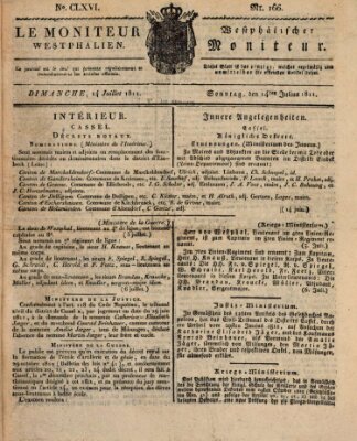 Le Moniteur westphalien = Westphälischer Moniteur (Le Moniteur westphalien) Sonntag 14. Juli 1811