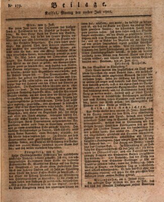 Le Moniteur westphalien = Westphälischer Moniteur (Le Moniteur westphalien) Montag 22. Juli 1811