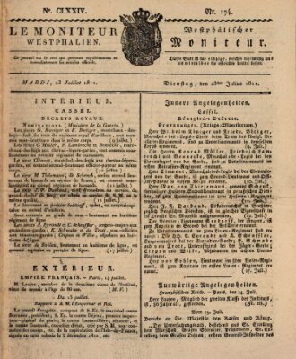 Le Moniteur westphalien = Westphälischer Moniteur (Le Moniteur westphalien) Dienstag 23. Juli 1811