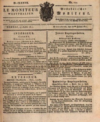 Le Moniteur westphalien = Westphälischer Moniteur (Le Moniteur westphalien) Samstag 27. Juli 1811