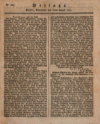 Le Moniteur westphalien = Westphälischer Moniteur (Le Moniteur westphalien) Samstag 10. August 1811