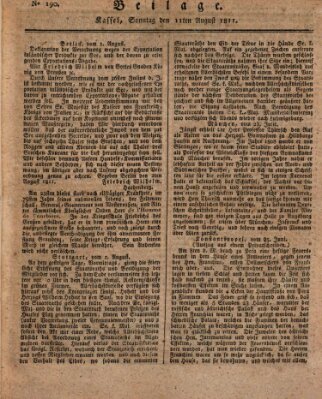 Le Moniteur westphalien = Westphälischer Moniteur (Le Moniteur westphalien) Sonntag 11. August 1811