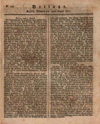 Le Moniteur westphalien = Westphälischer Moniteur (Le Moniteur westphalien) Mittwoch 14. August 1811