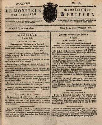 Le Moniteur westphalien = Westphälischer Moniteur (Le Moniteur westphalien) Dienstag 20. August 1811