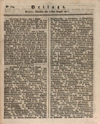 Le Moniteur westphalien = Westphälischer Moniteur (Le Moniteur westphalien) Dienstag 27. August 1811