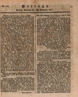 Le Moniteur westphalien = Westphälischer Moniteur (Le Moniteur westphalien) Sonntag 1. September 1811