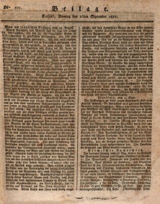 Le Moniteur westphalien = Westphälischer Moniteur (Le Moniteur westphalien) Montag 16. September 1811