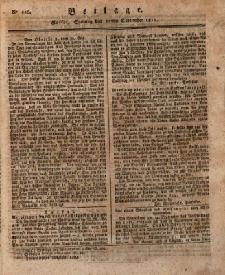 Le Moniteur westphalien = Westphälischer Moniteur (Le Moniteur westphalien) Sonntag 22. September 1811