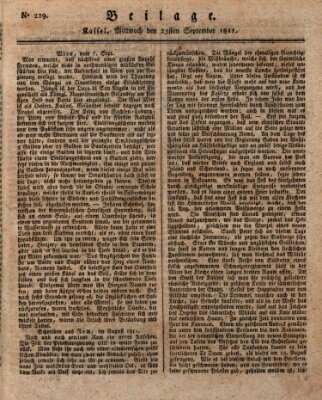 Le Moniteur westphalien = Westphälischer Moniteur (Le Moniteur westphalien) Mittwoch 25. September 1811