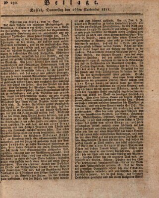 Le Moniteur westphalien = Westphälischer Moniteur (Le Moniteur westphalien) Donnerstag 26. September 1811