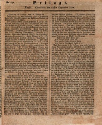 Le Moniteur westphalien = Westphälischer Moniteur (Le Moniteur westphalien) Samstag 28. September 1811