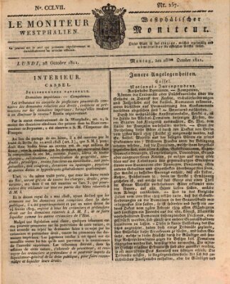 Le Moniteur westphalien = Westphälischer Moniteur (Le Moniteur westphalien) Montag 28. Oktober 1811