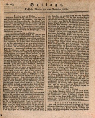 Le Moniteur westphalien = Westphälischer Moniteur (Le Moniteur westphalien) Montag 4. November 1811