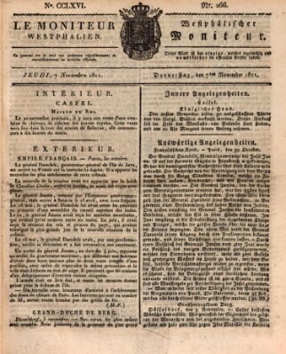 Le Moniteur westphalien = Westphälischer Moniteur (Le Moniteur westphalien) Donnerstag 7. November 1811